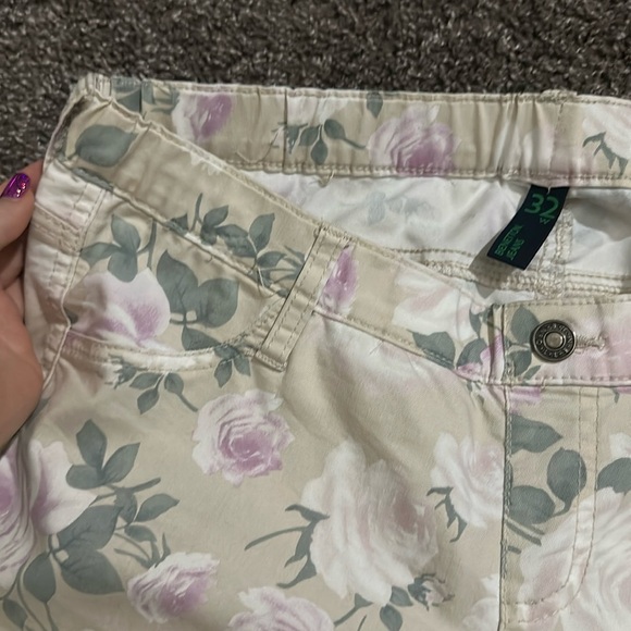 Floral Print Jeggings Size 32w - Picture 4 of 6